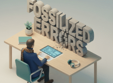 شکستن بن‌بست نمره آیلتس: راهنمای ریشه‌کن کردن خطاهای فسیل شده (Fossilized Errors)