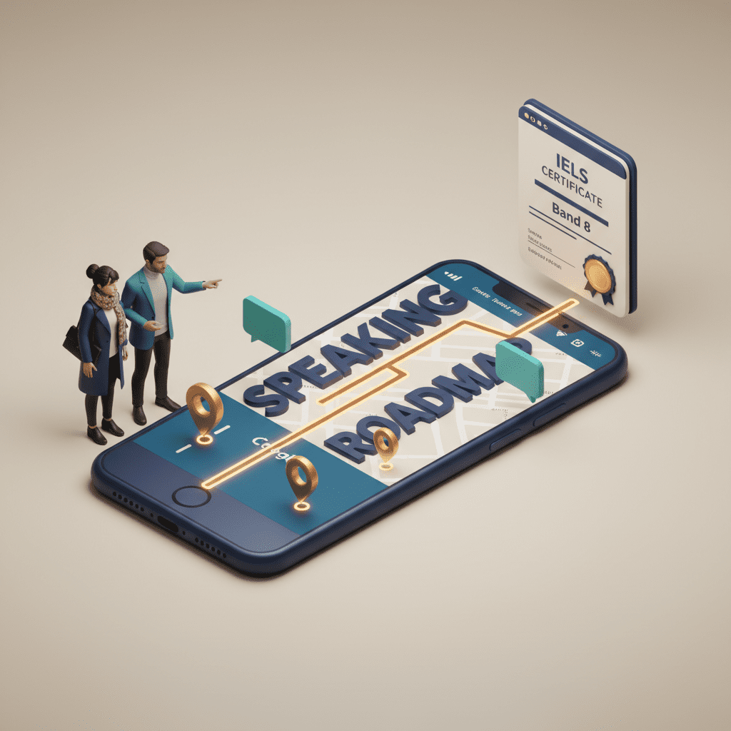 فتح اسپیکینگ آیلتس با گوگل مپ