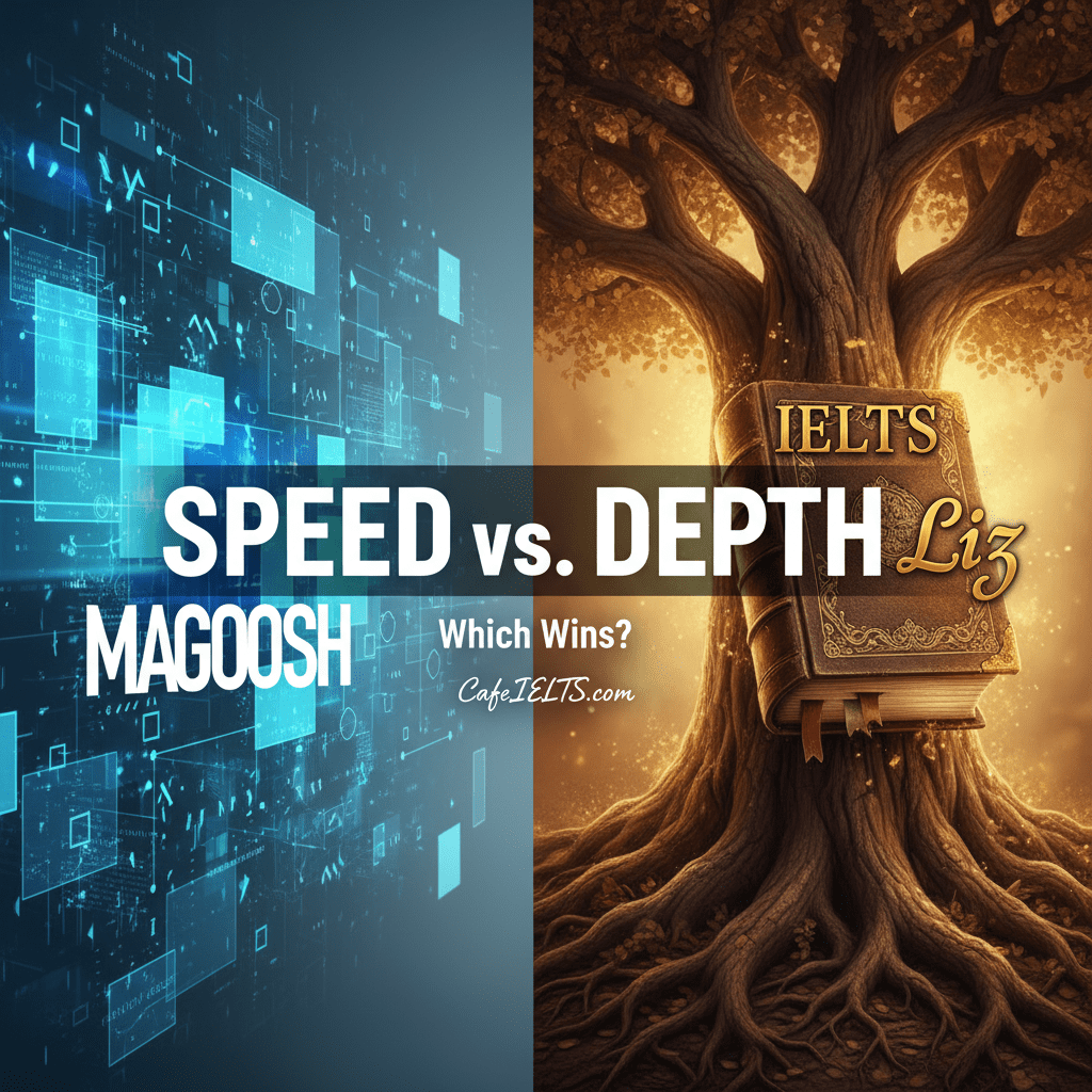 مقایسه Magoosh و IELTS Liz