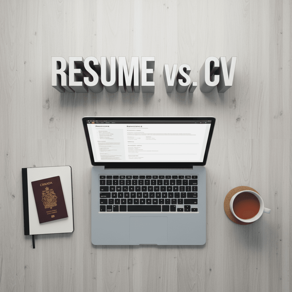 تفاوت رزومه و CV برای کانادا: راهنمای کامل مهاجرت و تحصیل