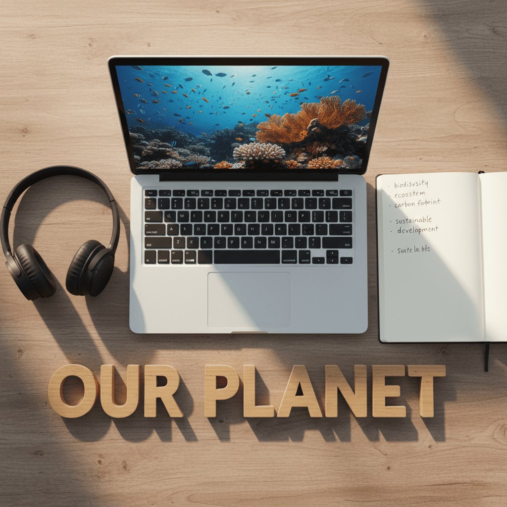 یادگیری زبان با مستند Our Planet راهنمای جامع برای نمره +7 آیلتس