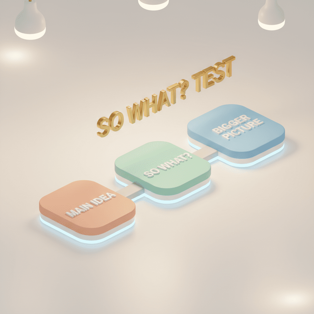 تکنیک So What در رایتینگ آیلتس